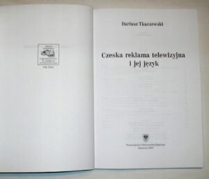 Czeska reklama telewizyjna i jej język