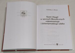 Kant i Hegel w sporach filozoficznych osiemnastego i dziewiętnastego wieku