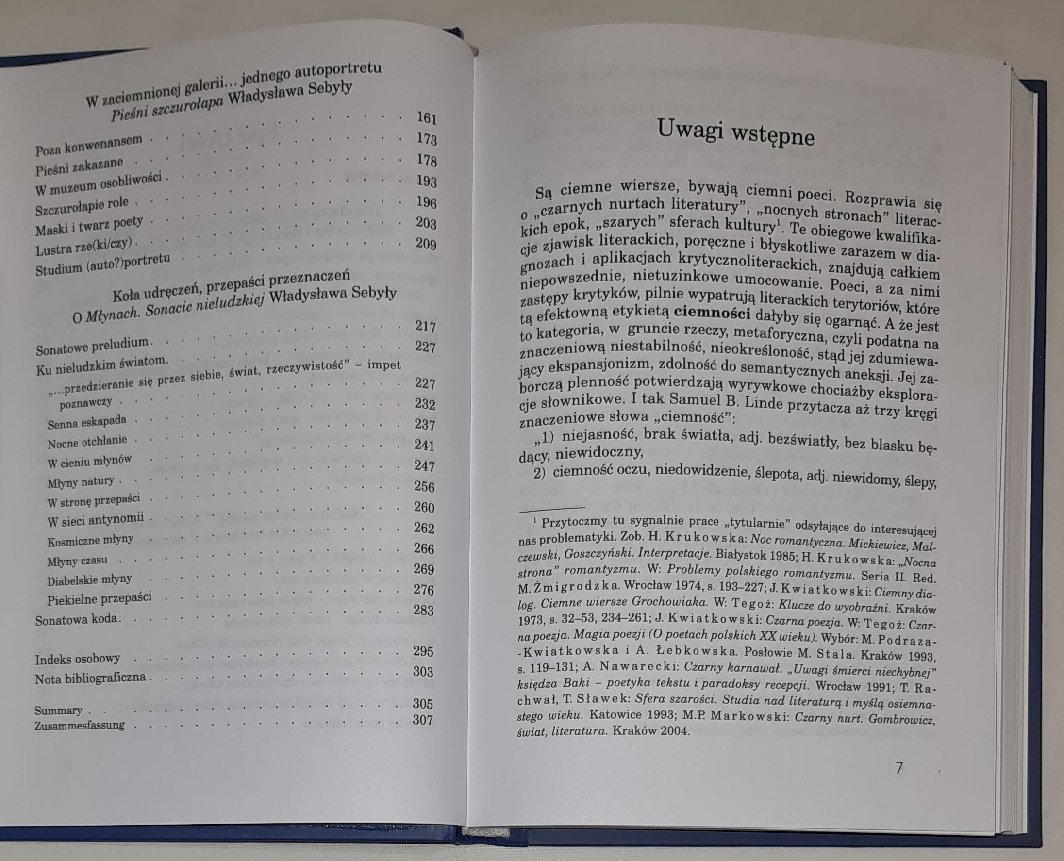 „Ciemny nurt mego życia...”. O wyobraźni poetyckiej Władysława Sebyły