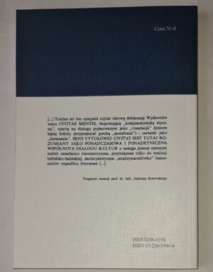 Civitas Mentis Tom 1