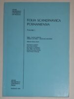Folia Scandinavica Posnaniensia Volume 1