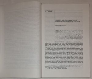 Folia Scandinavica Posnaniensia Volume 1