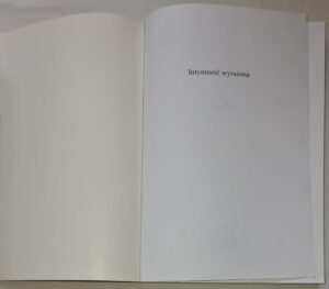 Intymność wyrażona