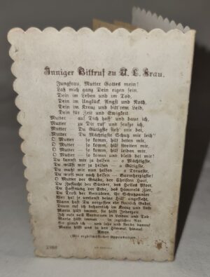 Stara pamiątka Pieta Pielgrzymka do Albendorf (Glatz), Wambierzyce pow. Kłodzko, Śląsk