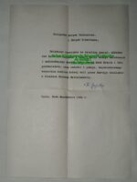 Biskup Franciszek Jop Opole 1969 List Autograf