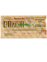 Kolejowy kwit bagażowy Breslau Hbf 1944 r. Deutsche Reichsbahn - Wrocław Główny Niemiecka Kolej Państwowa