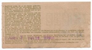 Kolejowy kwit bagażowy Breslau Hbf 1944 r. Deutsche Reichsbahn - Wrocław Główny Niemiecka Kolej Państwowa
