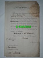 Commissoriale Wrocław Kuria Biskupia XIX w., autograf, Parafia Wojnowice, Bieńkowice pow. Racibórz Woinowitz Bienkowitz