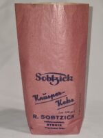 Fabryka słodyczy R. Sobtzick Rybnik okupacja R. Sobczyk torebka firmowa, reklama
