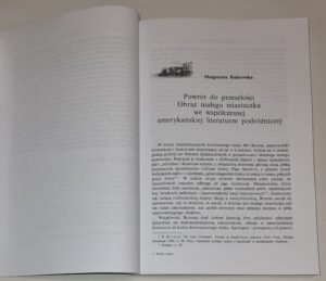 Wielkie tematy literatury amerykańskiej T. III Miasteczka, miasta, metropolie