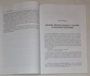 Własność ziemska w kasztelanii bytomskiej w średniowieczu