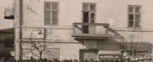 Olkusz - Rynek - Straż Pożarna - uroczystość - stara fotografia