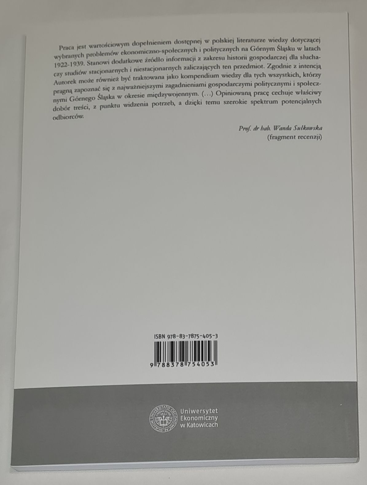 Wybrane problemy ekonomiczno-społeczne i polityczne na Górnym Śląsku w latach 1922-1939 (źródła regionalizmu)