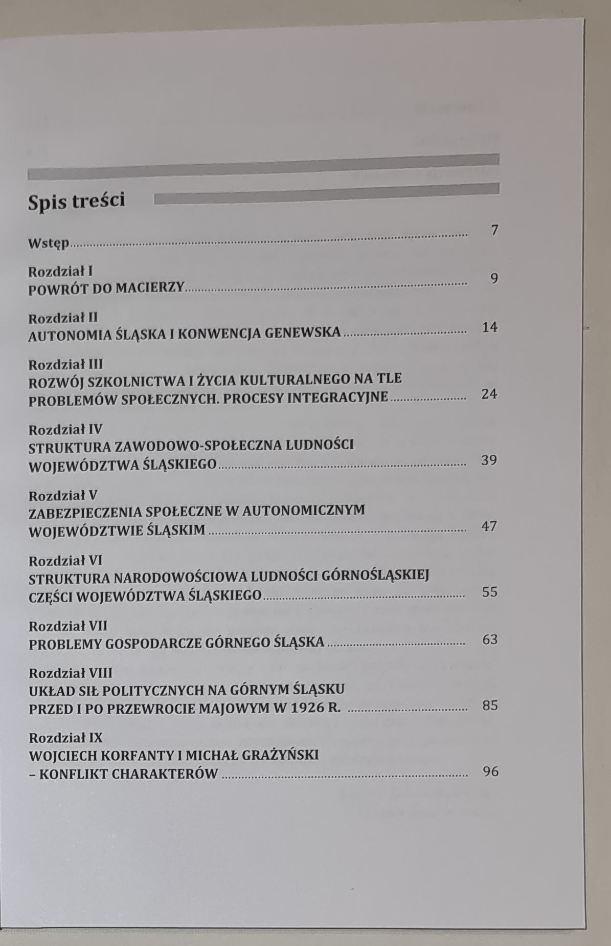 Wybrane problemy ekonomiczno-społeczne i polityczne na Górnym Śląsku w latach 1922-1939 (źródła regionalizmu)
