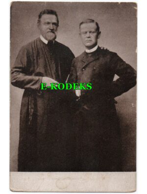 Parafia Zaborze, pow. Zabrze - Karta - pamiątka - „cegiełka” - ks. T. Schöneich i ks. K. Schaff SJ Jezuita