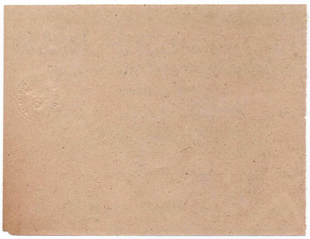 Stacja kolejowa Sorau (Lausitz) 1943 Reichsbahndirektion Breslau / Żary (Łużyce) Dyrekcja Kolei Rzeszy Wrocław - bilet na pociąg osobowy