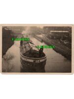 Gleiwitz - Gliwice - Port - Kanał Kłodnicki - barka - stara fotografia