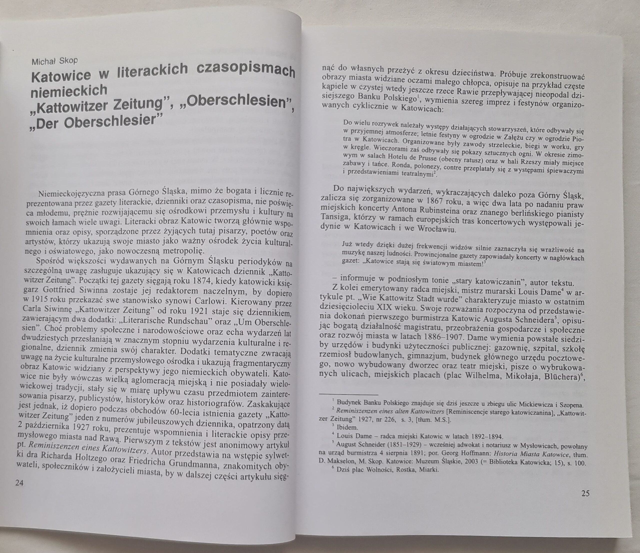 Katowice polsko-niemiecka przestrzeń kulturowa w latach 1865-1939