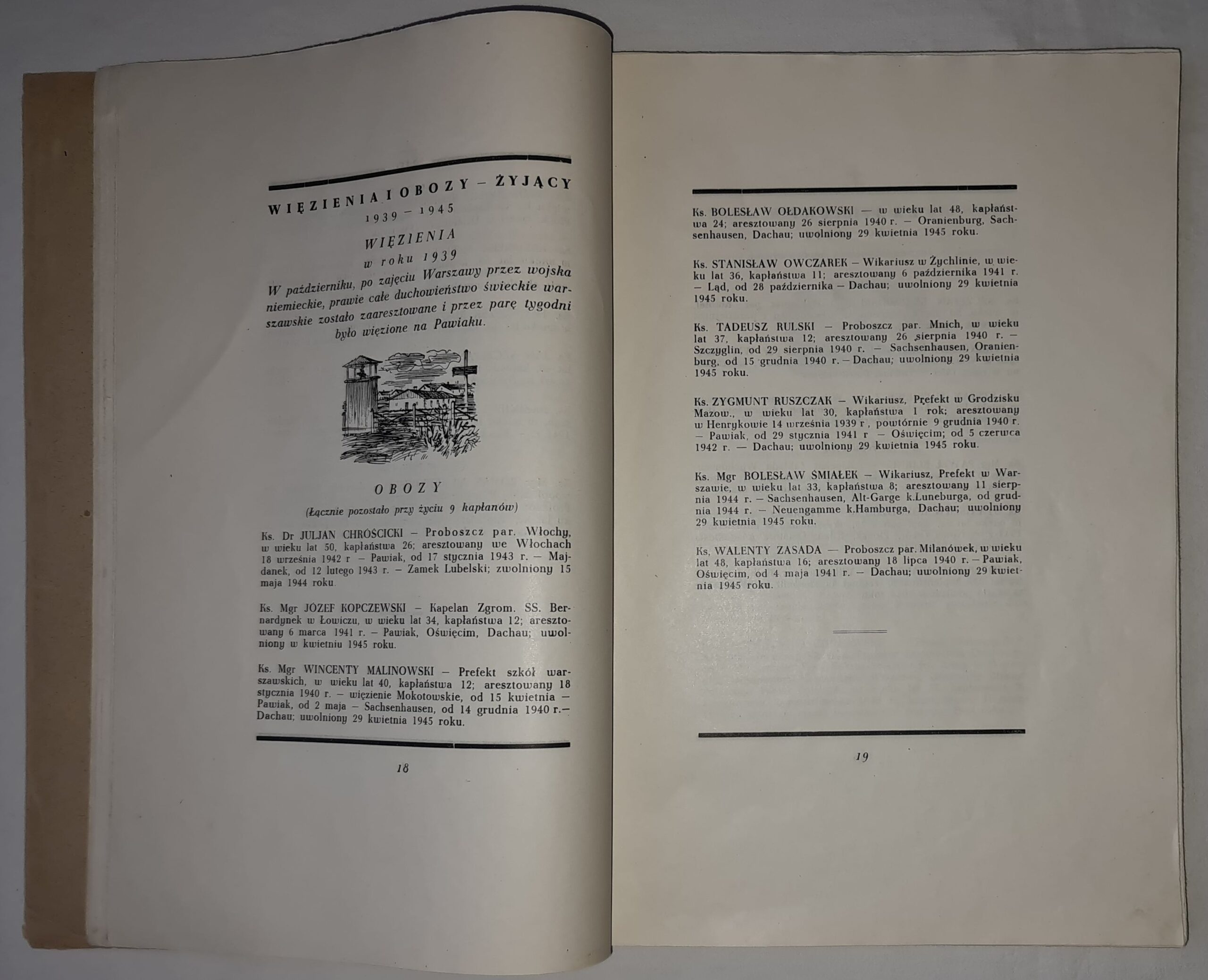 Męczeńskie dzieje Archidiecezji Warszawskiej 1939 — 1945. Duchowieństwo świeckie, Zakony i Zgromadzenia Zakonne