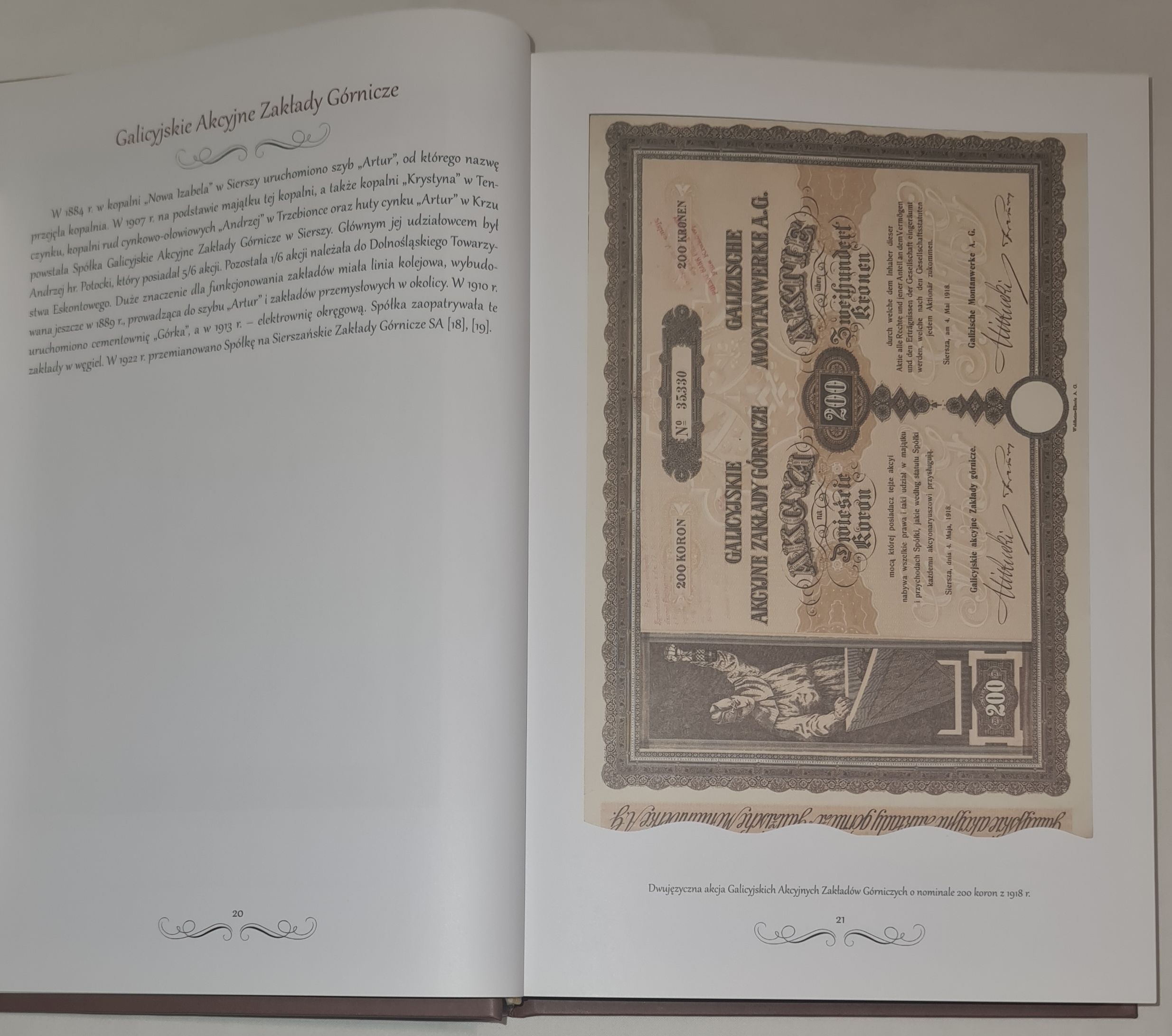Papiery wartościowe przemysłowych spółek akcyjnych dwudziestolecia międzywojennego. Wybór