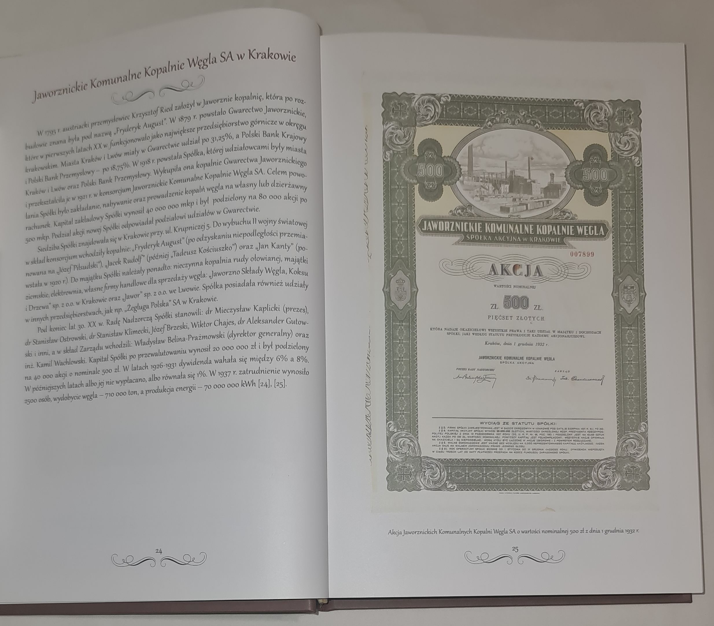 Papiery wartościowe przemysłowych spółek akcyjnych dwudziestolecia międzywojennego. Wybór