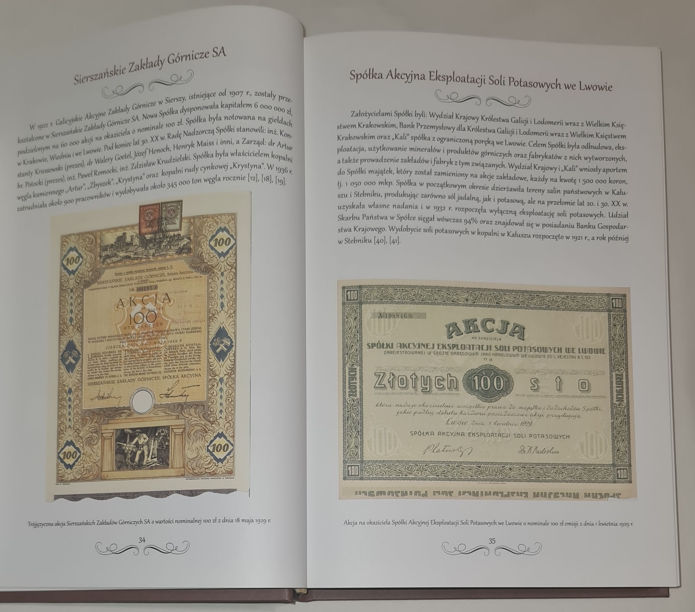 Papiery wartościowe przemysłowych spółek akcyjnych dwudziestolecia międzywojennego. Wybór