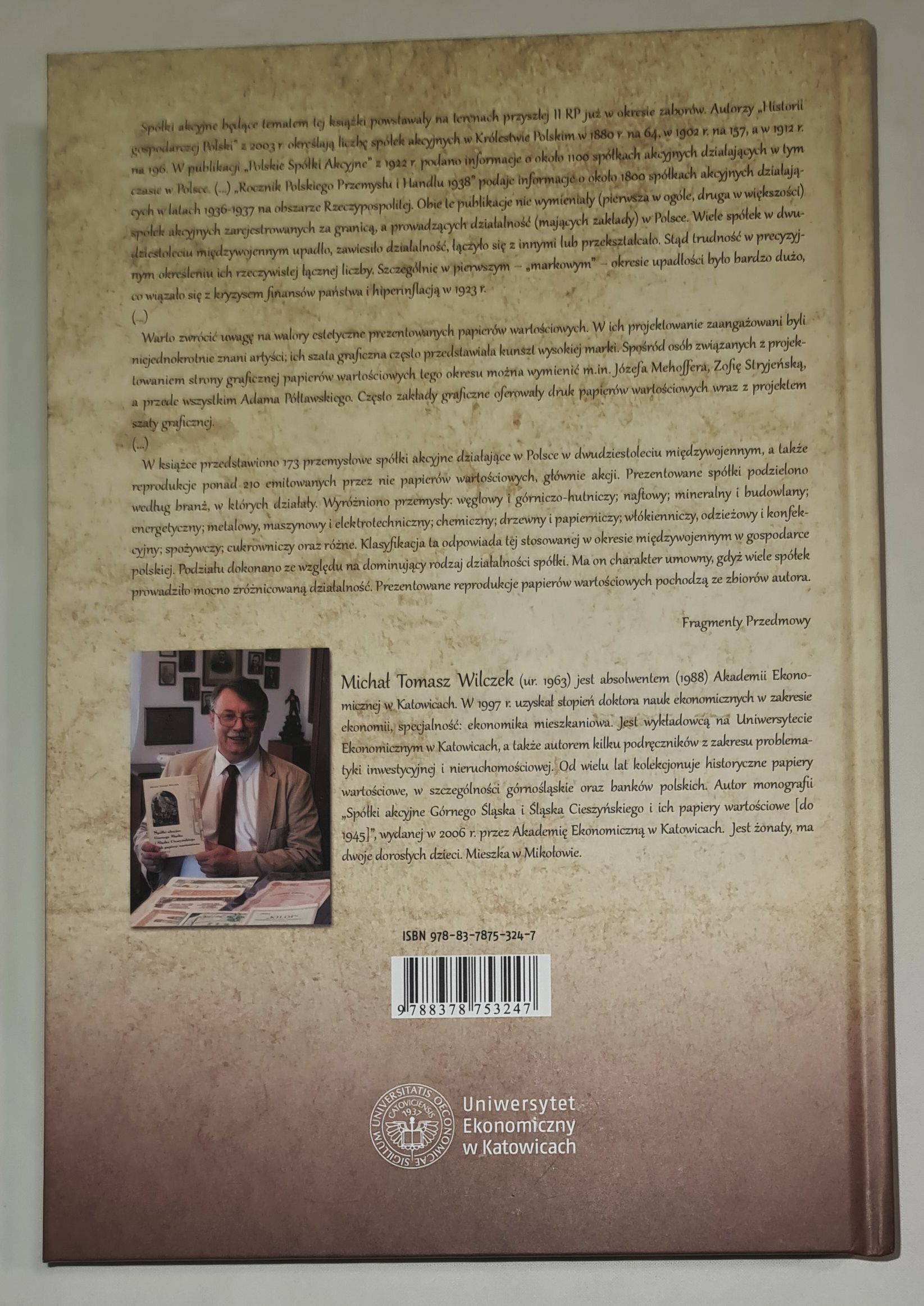 Papiery wartościowe przemysłowych spółek akcyjnych dwudziestolecia międzywojennego. Wybór