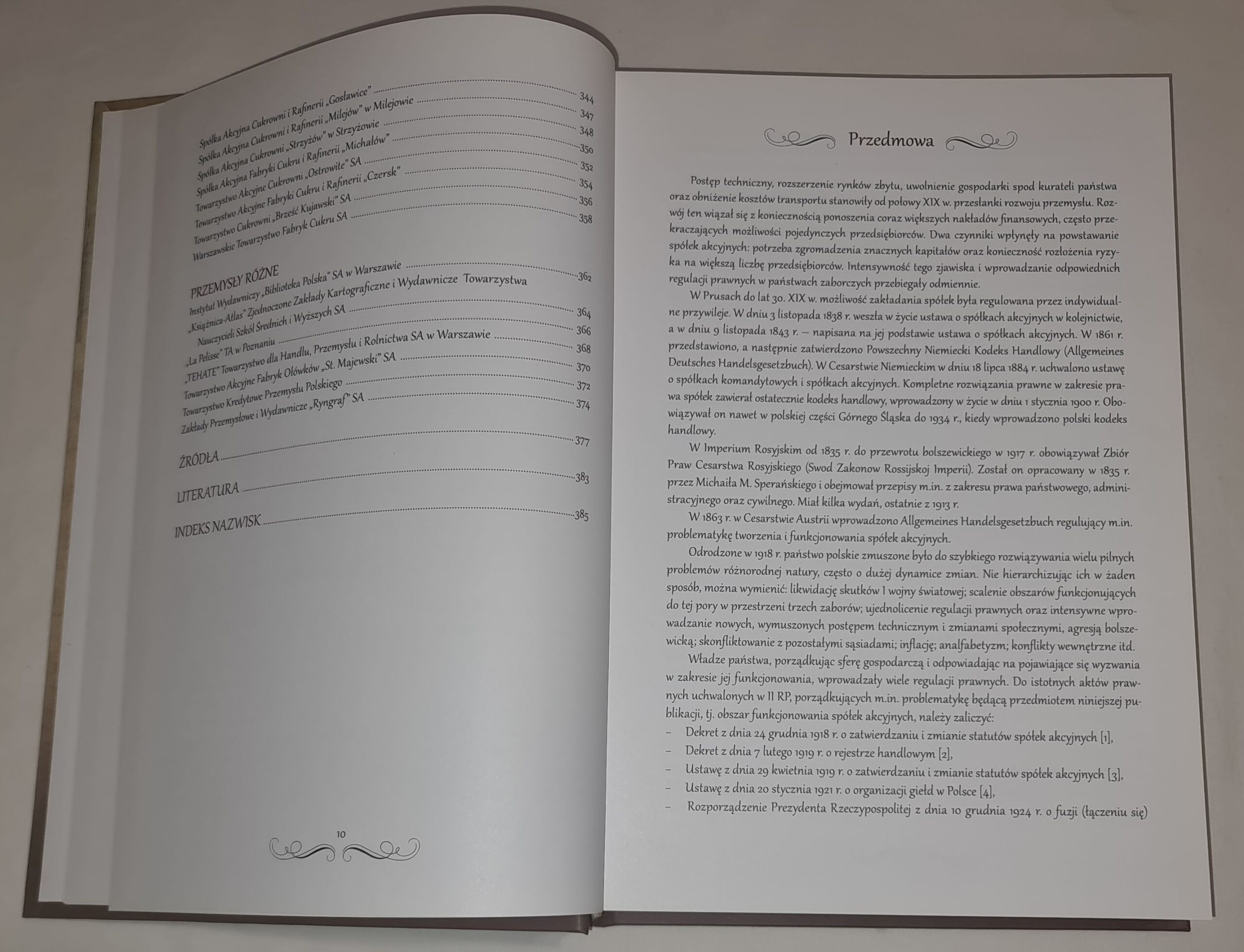 Papiery wartościowe przemysłowych spółek akcyjnych dwudziestolecia międzywojennego. Wybór