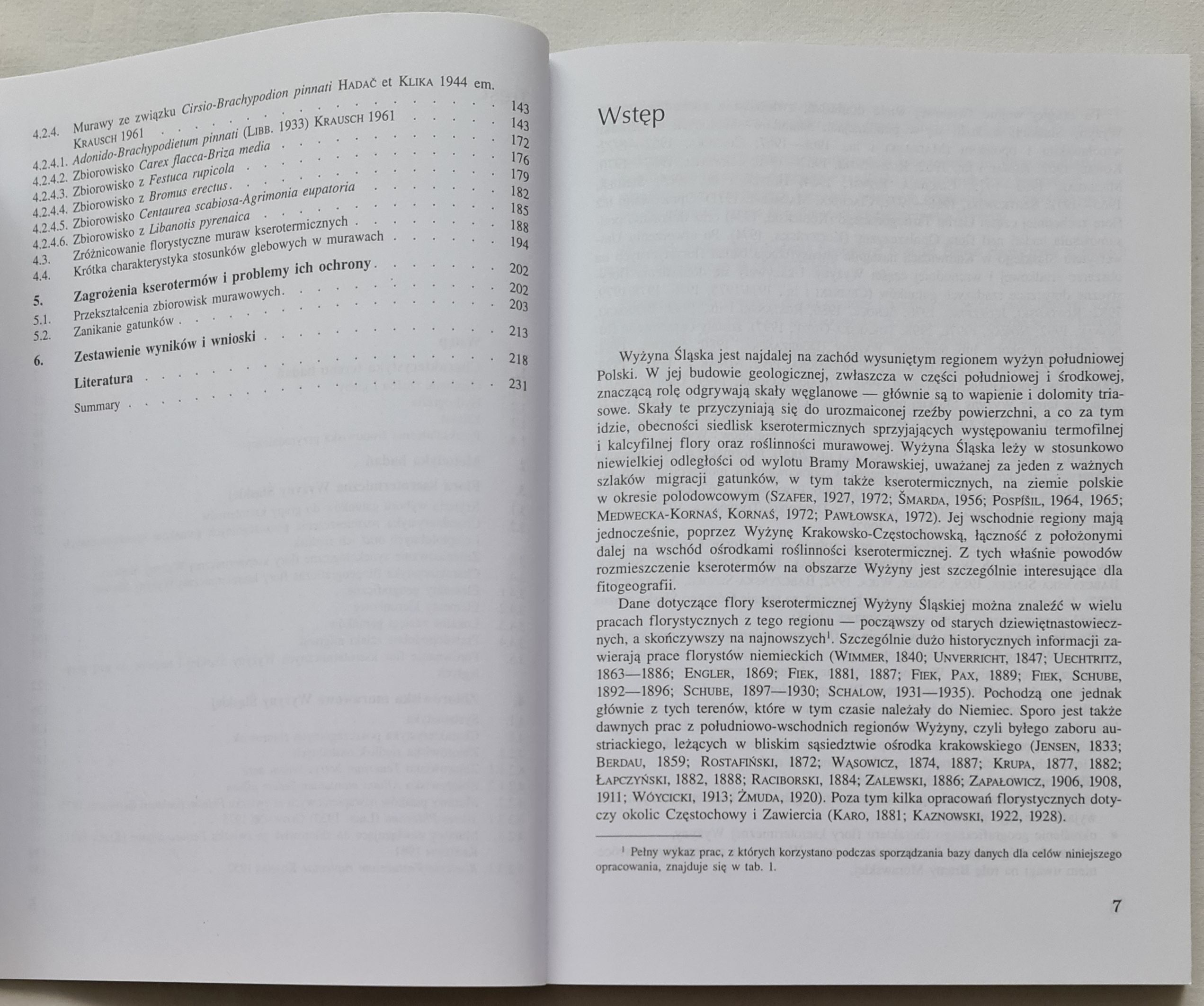 Problemy fitogeograficzne i syntaksonomiczne kserotermów Wyżyny Śląskiej