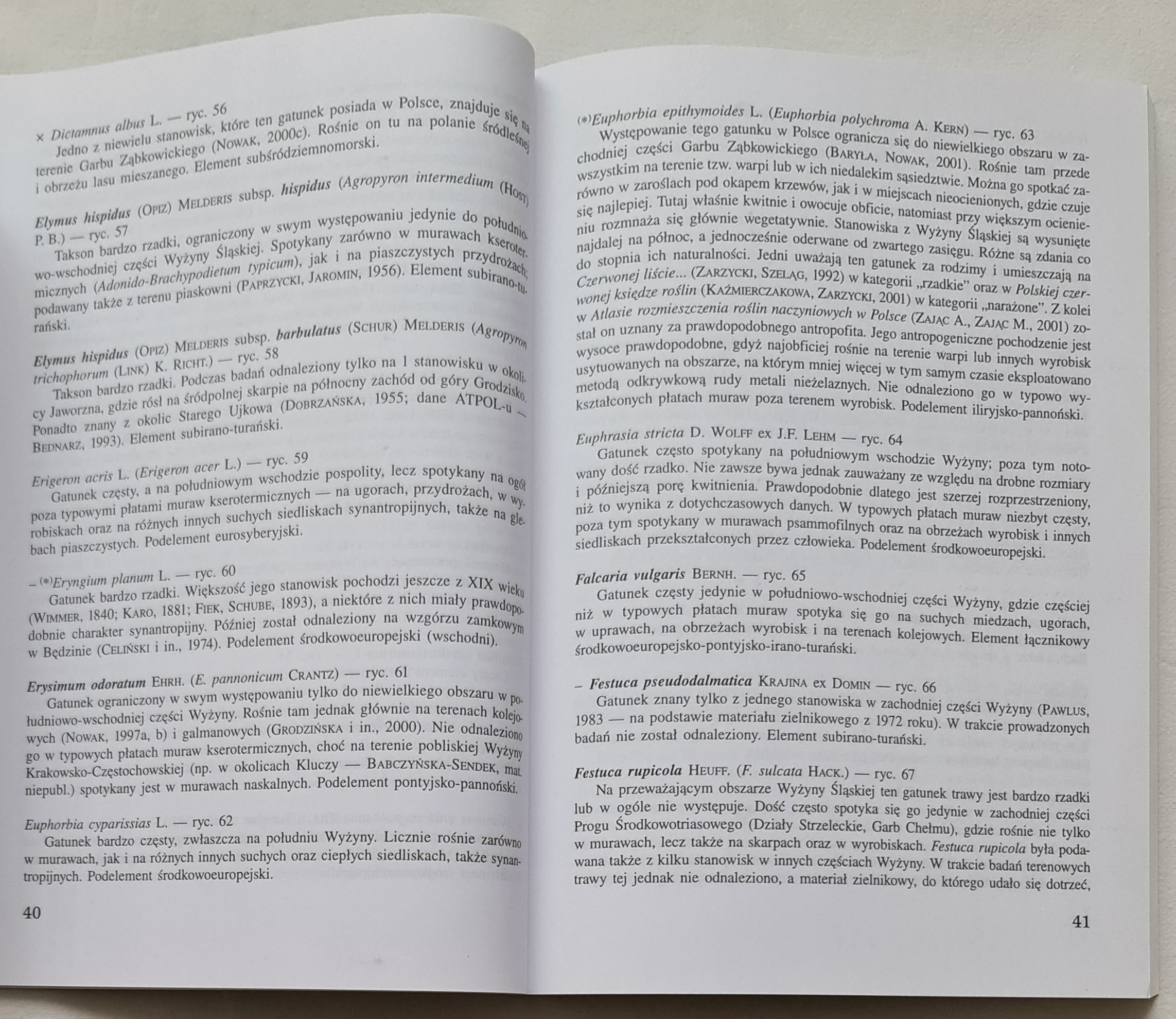 Problemy fitogeograficzne i syntaksonomiczne kserotermów Wyżyny Śląskiej