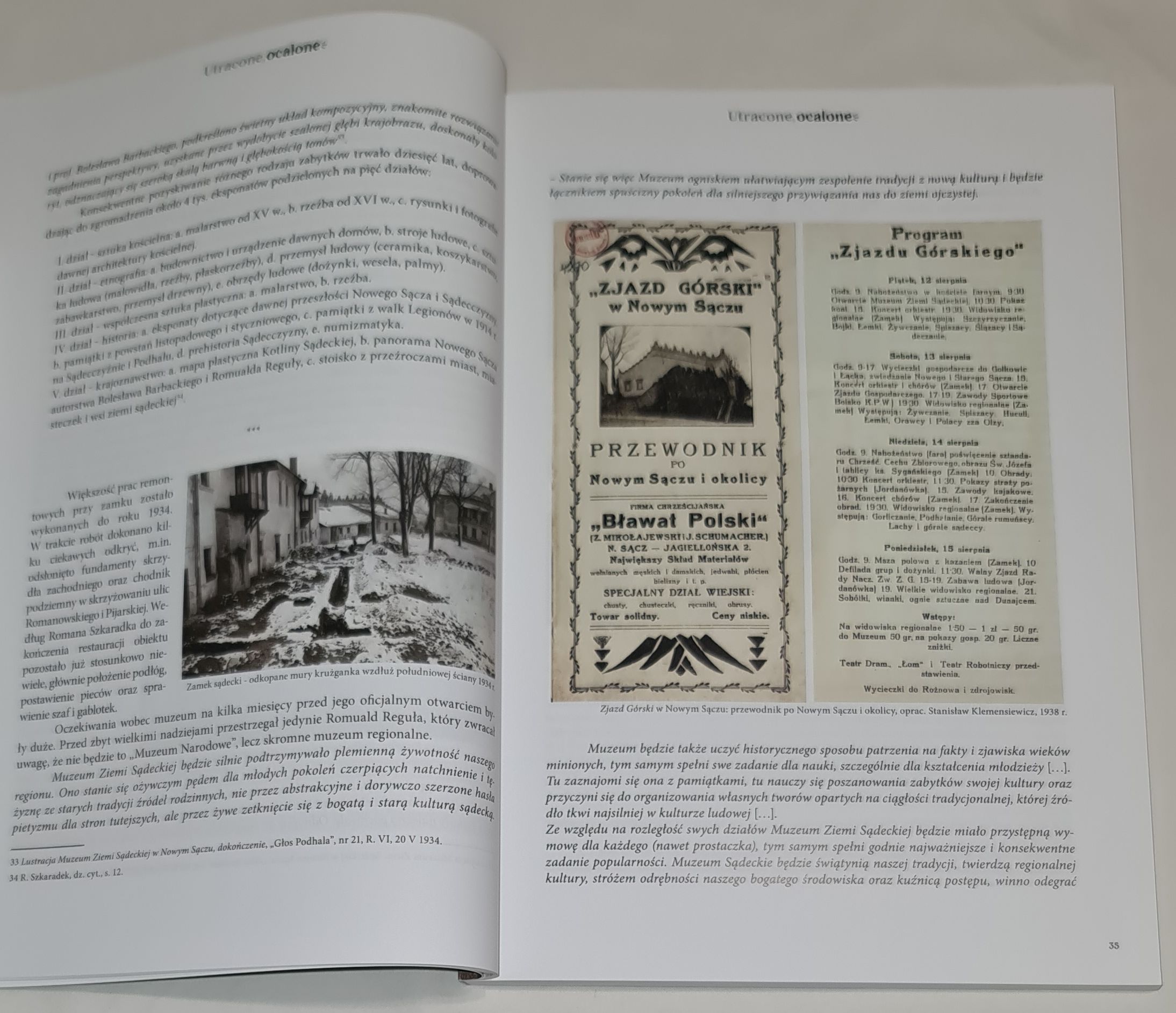 Utracone ocalone. Historia powstania i rozpadu zbiorów Muzeum Ziemi Sądeckiej oraz powojenne losy Muzeum w Nowym Sączu