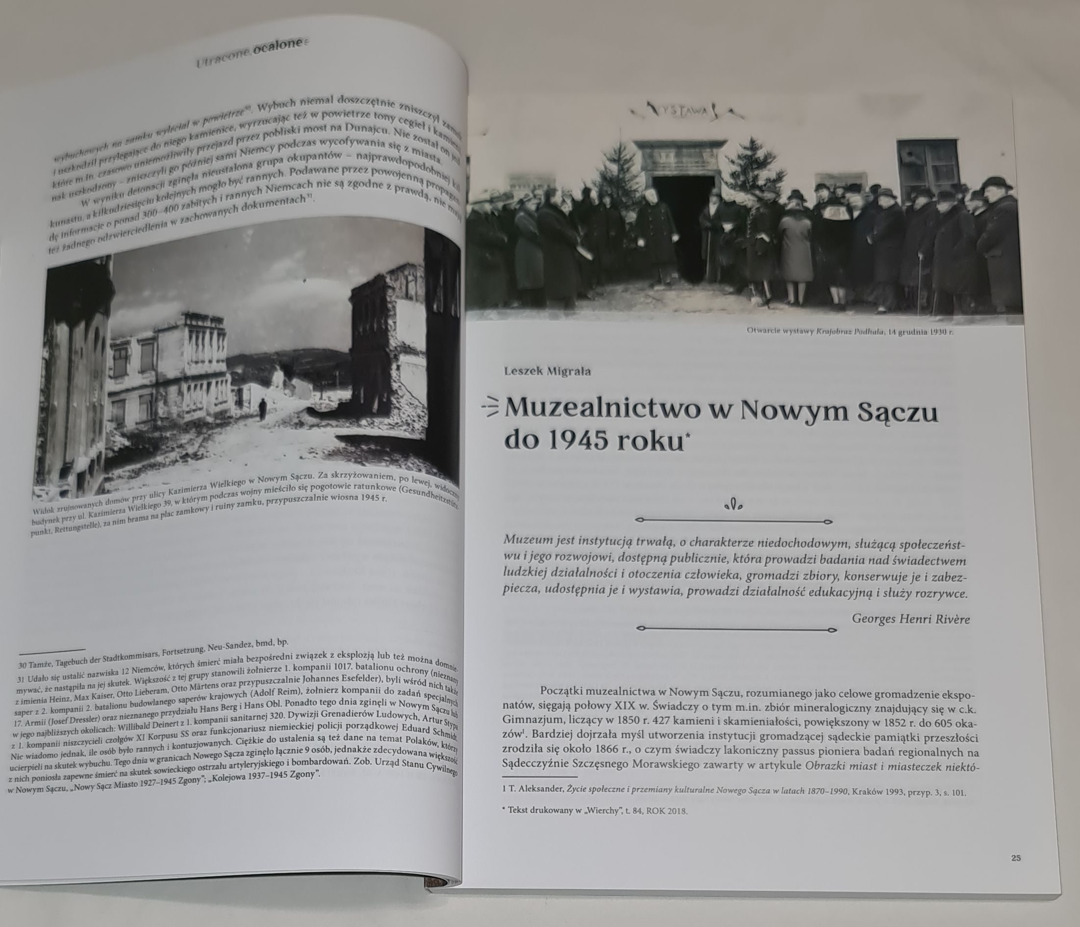 Utracone ocalone. Historia powstania i rozpadu zbiorów Muzeum Ziemi Sądeckiej oraz powojenne losy Muzeum w Nowym Sączu