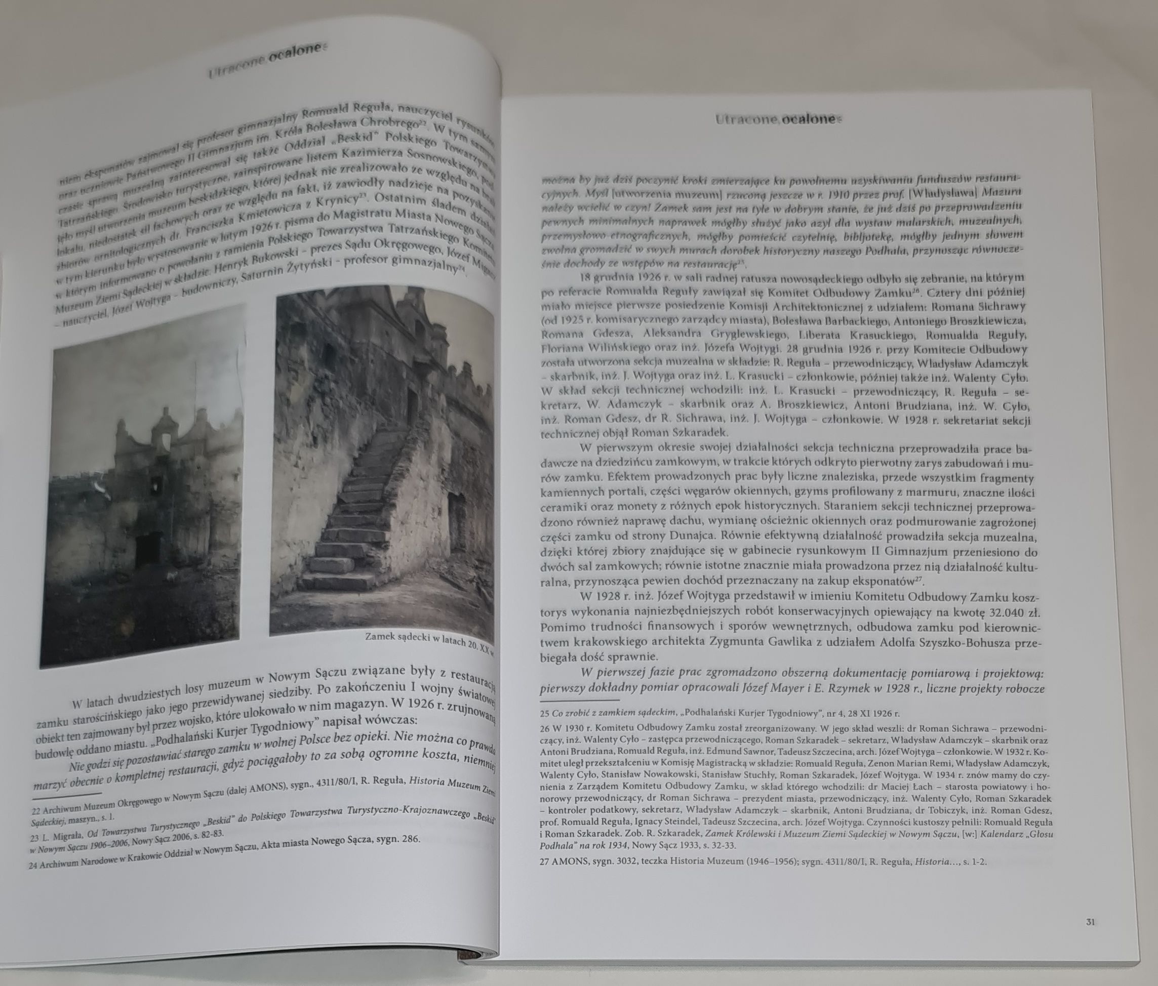 Utracone ocalone. Historia powstania i rozpadu zbiorów Muzeum Ziemi Sądeckiej oraz powojenne losy Muzeum w Nowym Sączu