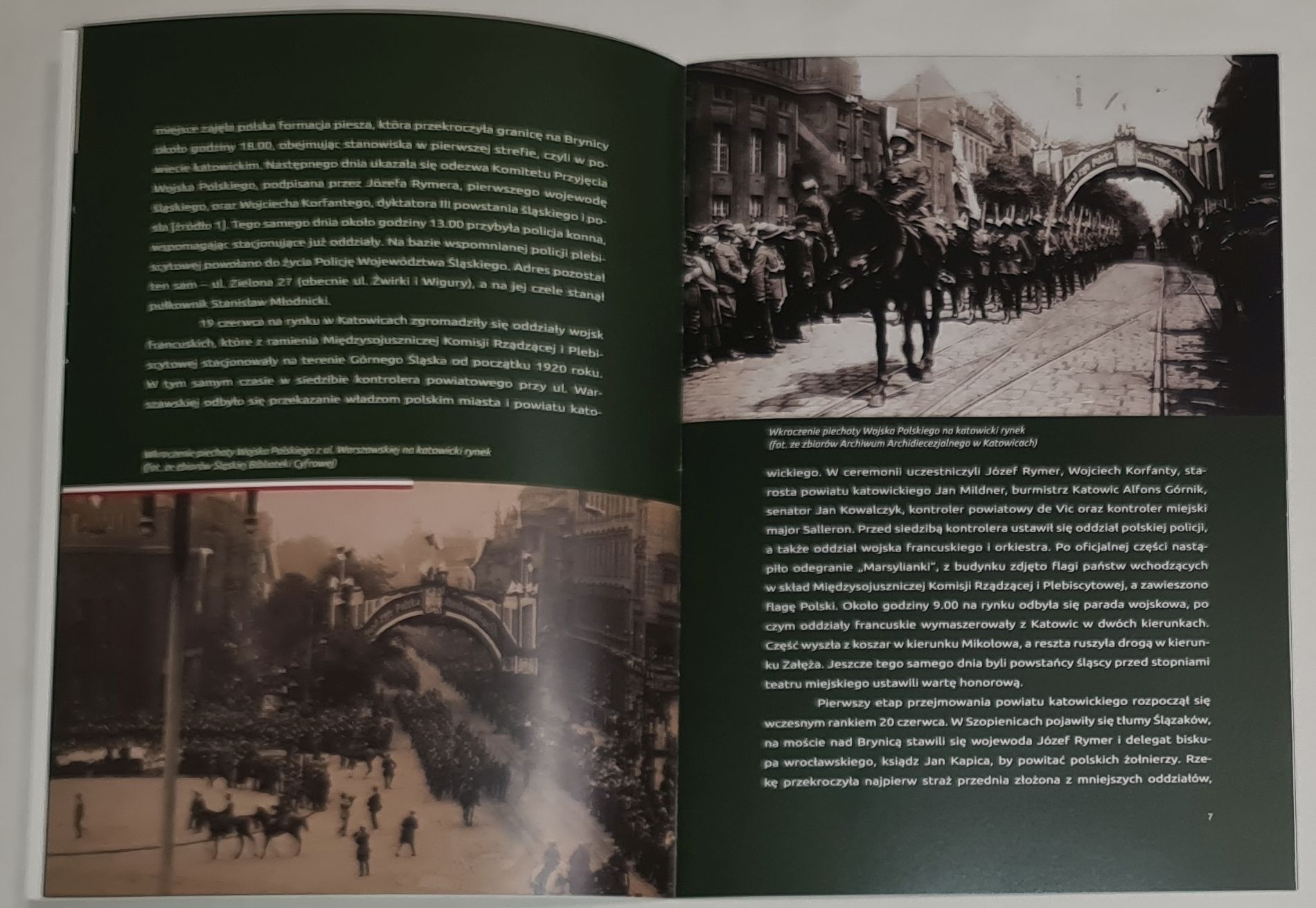 W 100. rocznicę wkroczenia Wojska Polskiego do Katowic 20 czerwca 1922 - 20 czerwca 2022