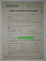 NSKOV - Nationalsozialistische Kriegsopferversorgung Narodowosocjalistyczna Opieka nad Ofiarami Wojny Druk III Rzesza