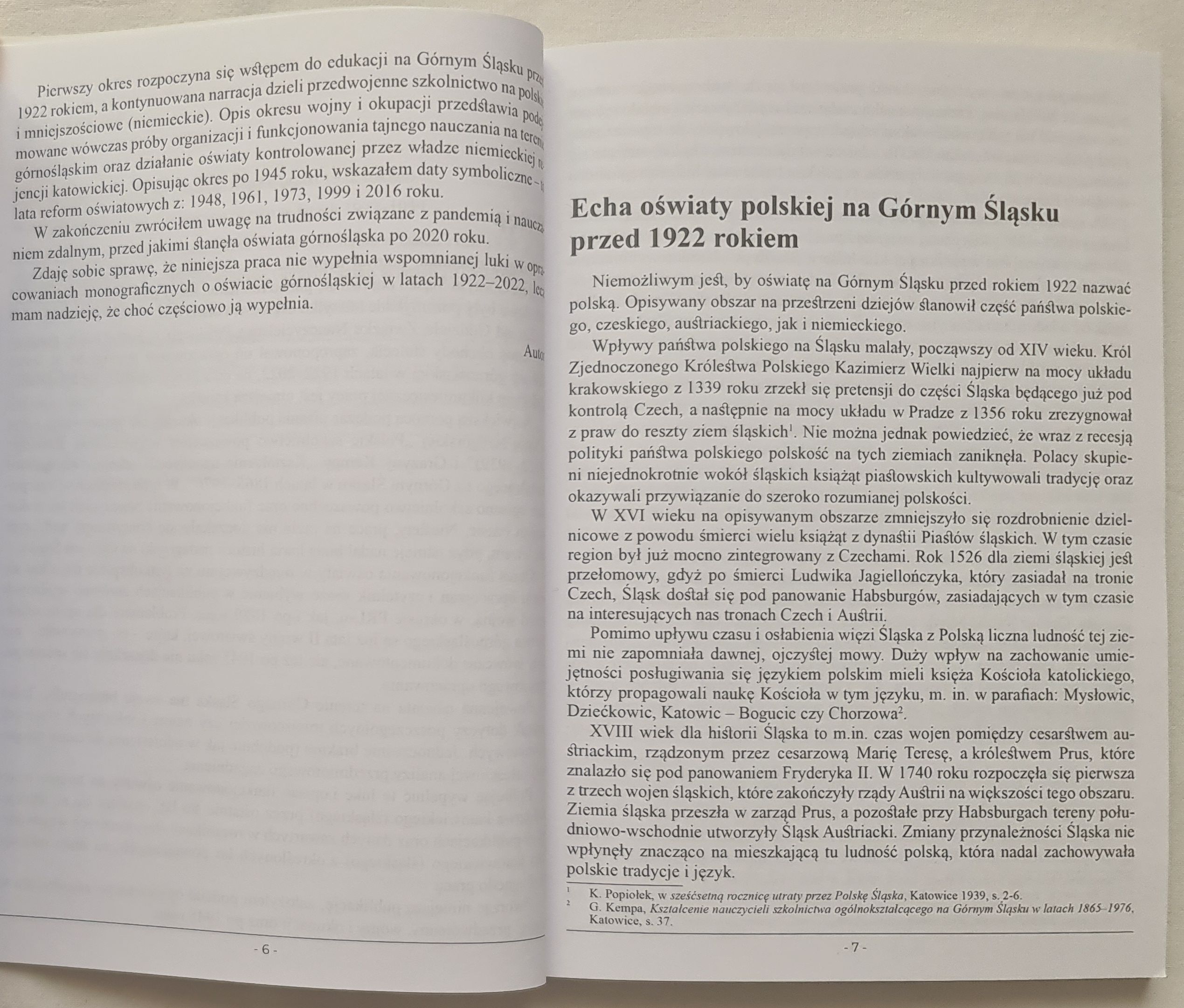 Zarys szkolnictwa w województwie śląskim w latach 1922-2022