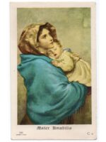 Mater Amabilis / Matka Najmilsza - stary obrazek pamiątkowy Bp Andrzej Wronka Pamiątka II Sobór Watykański 11.X.1962 - 8.XII.1965