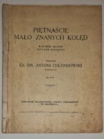 Piętnaście mało znanych kolęd w łatwym układzie na chór mieszany Op. 46 B