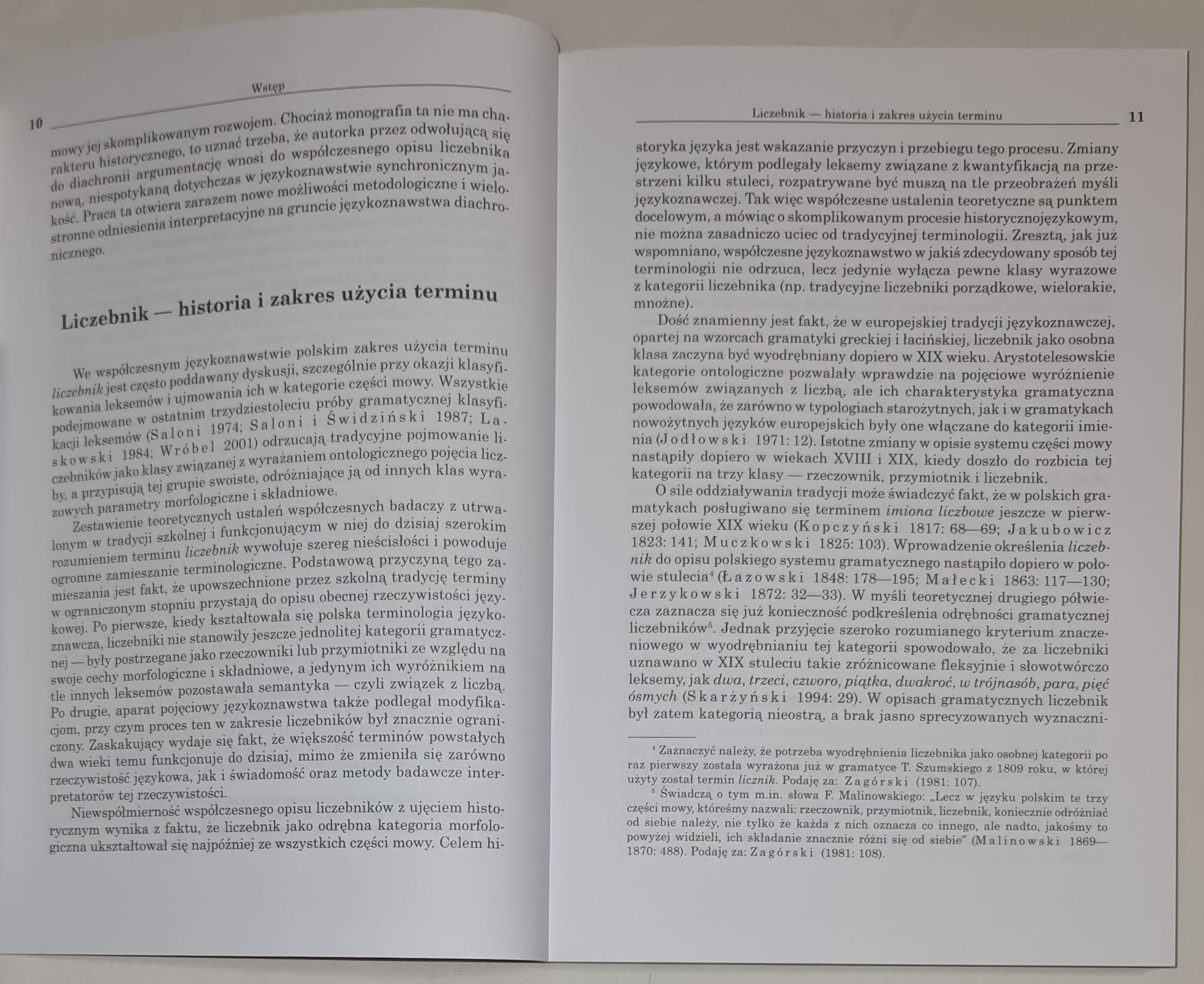 Kształtowanie się kategorii gramatycznej liczebnika w języku polskim