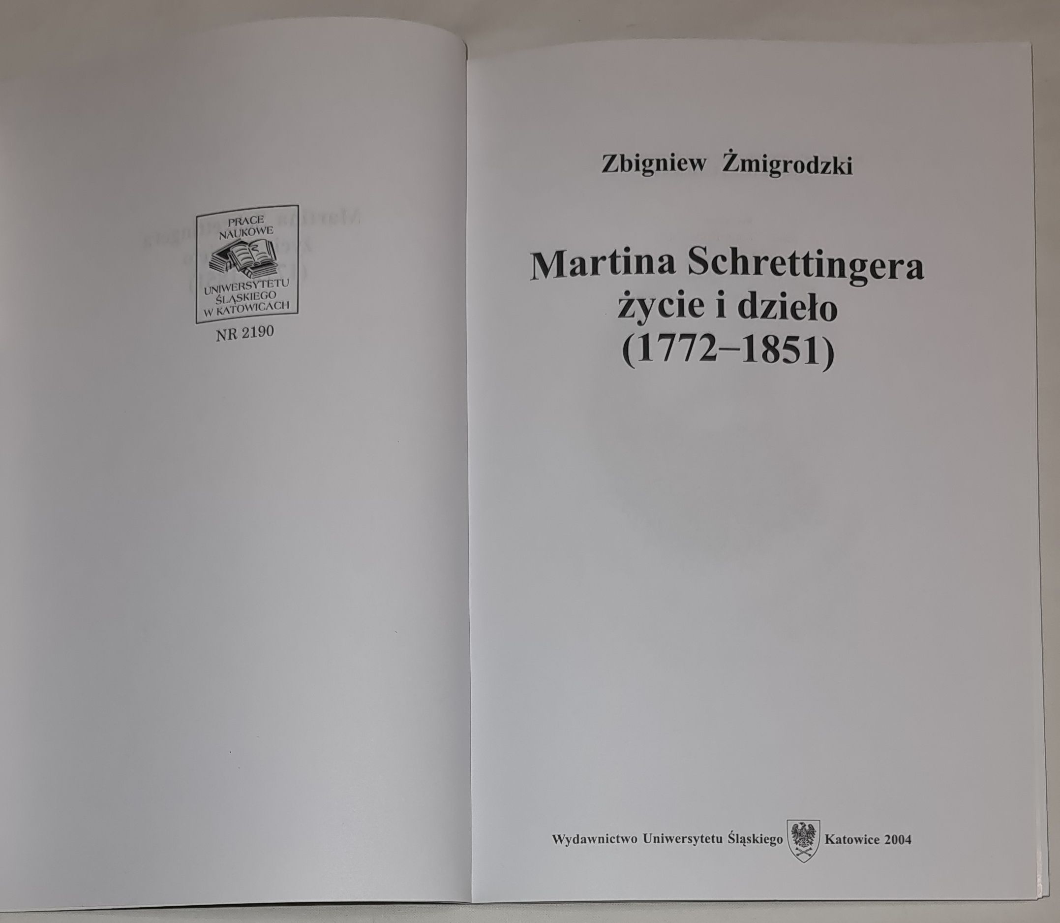 Martina Schrettingera życie i dzieło
