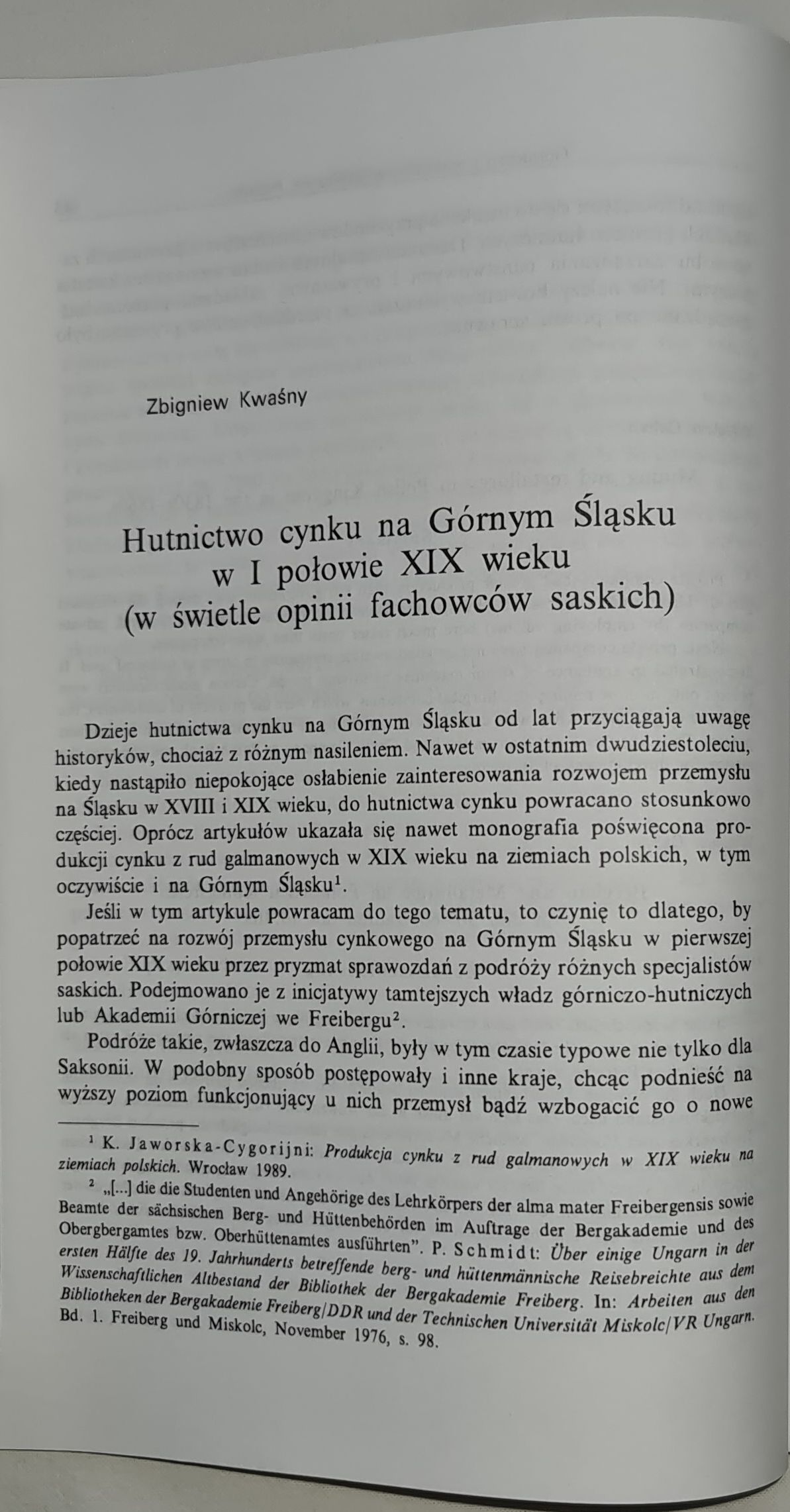 Przemysł na Górnym Śląsku i w Zagłębiu Dąbrowskim w XIX i XX wieku. Wybrane zagadnienia