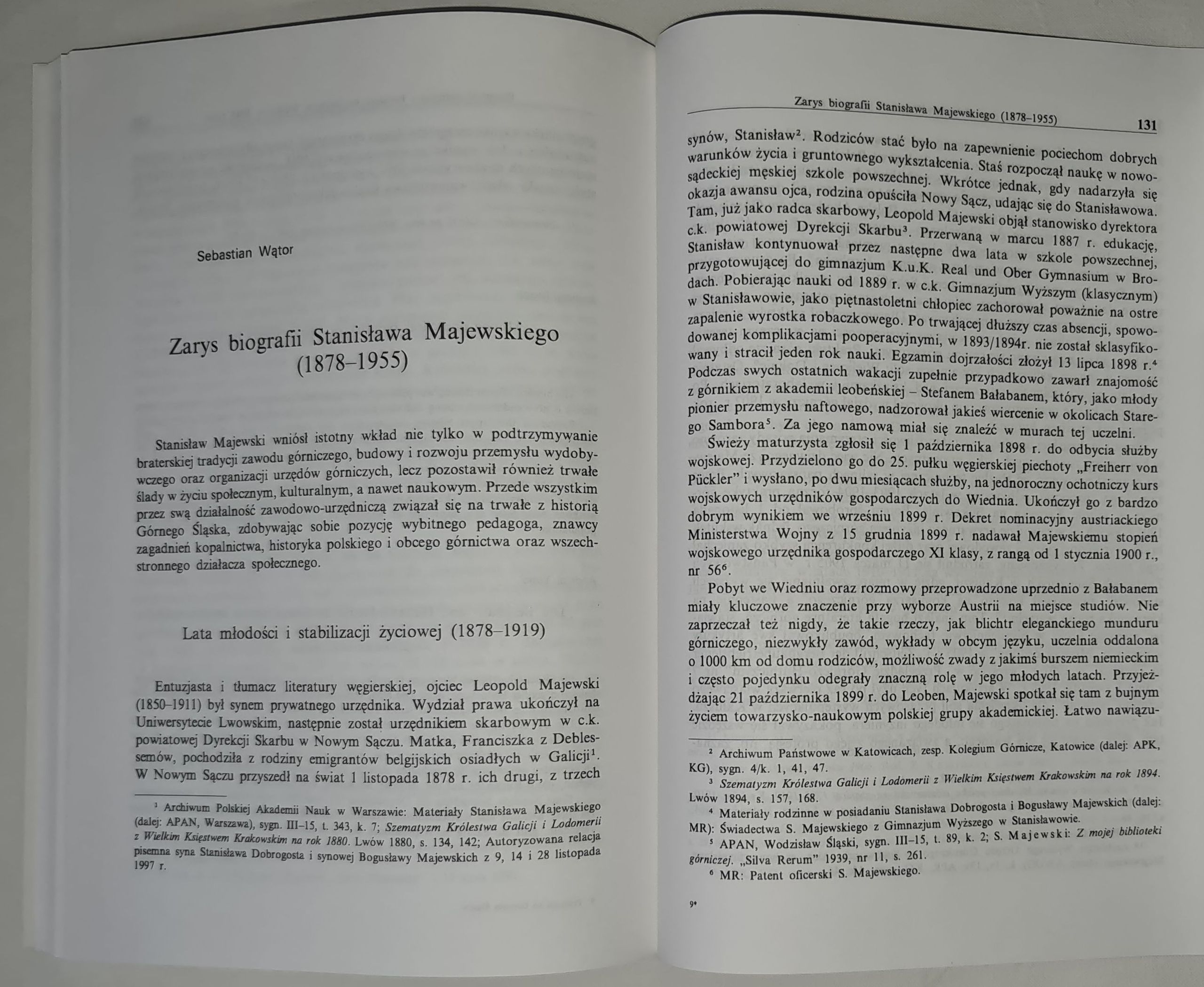 Przemysł na Górnym Śląsku i w Zagłębiu Dąbrowskim w XIX i XX wieku. Wybrane zagadnienia