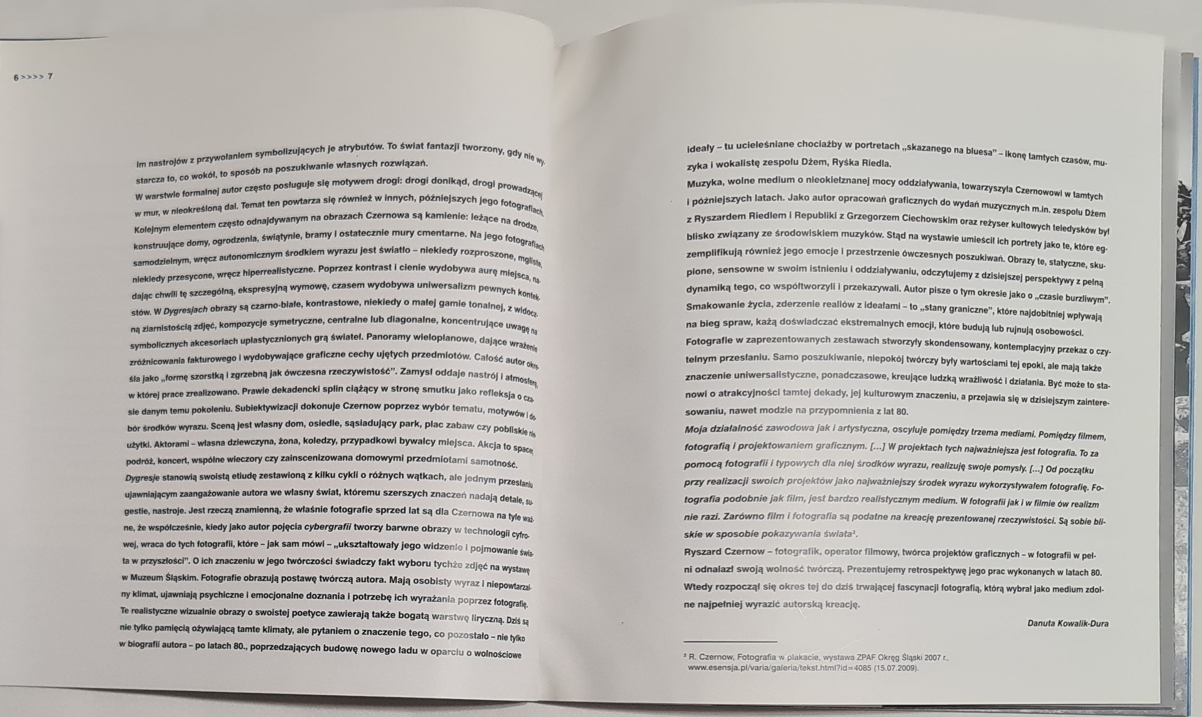 Ryszard Czernow Dygresje - Wystawa fotografii