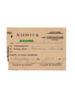 NSV - Gau Oberschlesien Nationalsozialistische Volkswohlfahrt Schwirklan 1944 / Narodowosocjalistyczna Ludowa Opieka Społeczna Okręg Górny Śląsk Świerklany pow. Rybnik