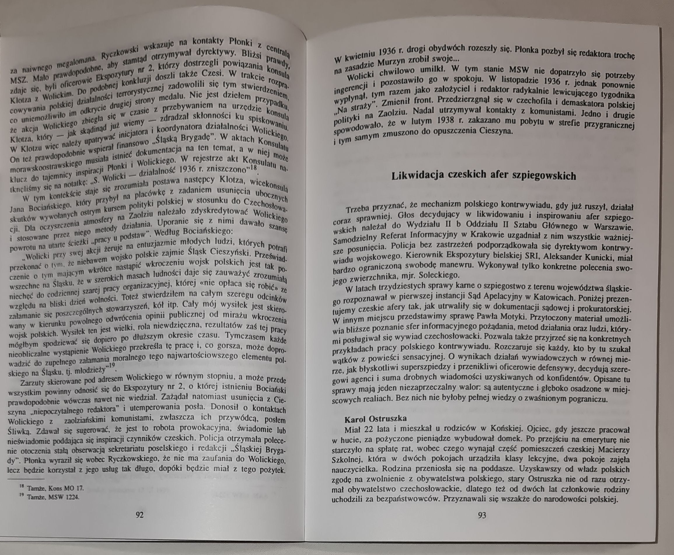 Tajny front na granicy cieszyńskiej. Wywiad i dywersja w latach 1919-1939