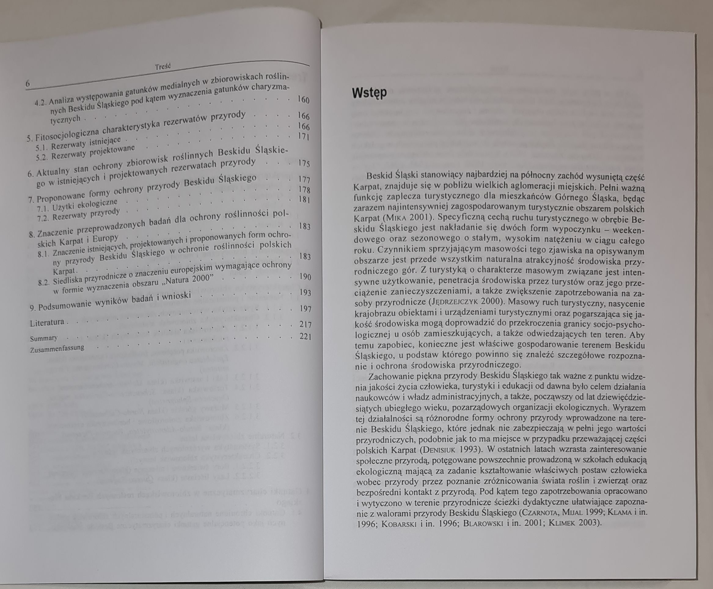 Fitosocjologiczne uwarunkowania ochrony przyrody Beskidu Śląskiego (Karpaty Zachodnie)