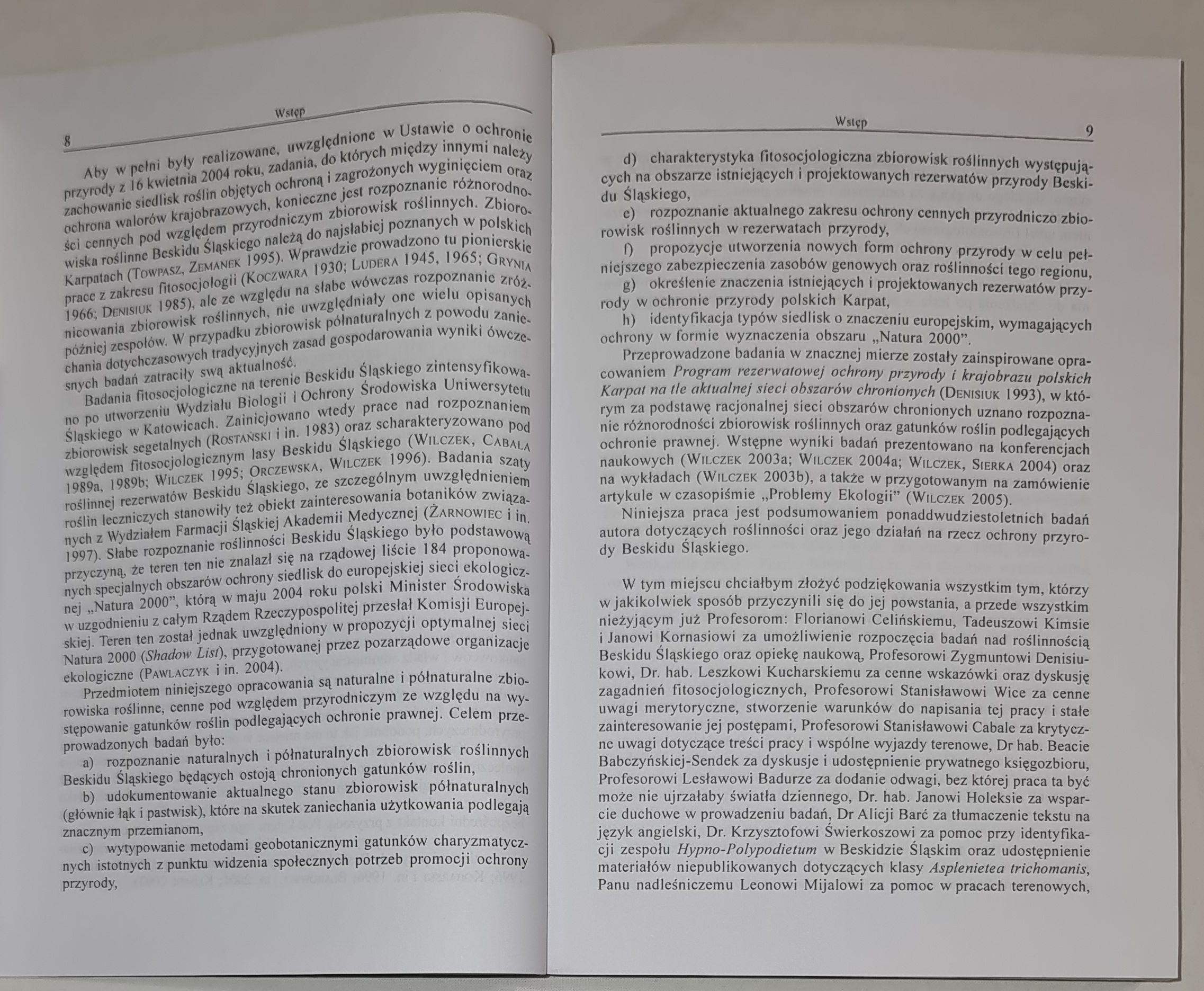 Fitosocjologiczne uwarunkowania ochrony przyrody Beskidu Śląskiego (Karpaty Zachodnie)