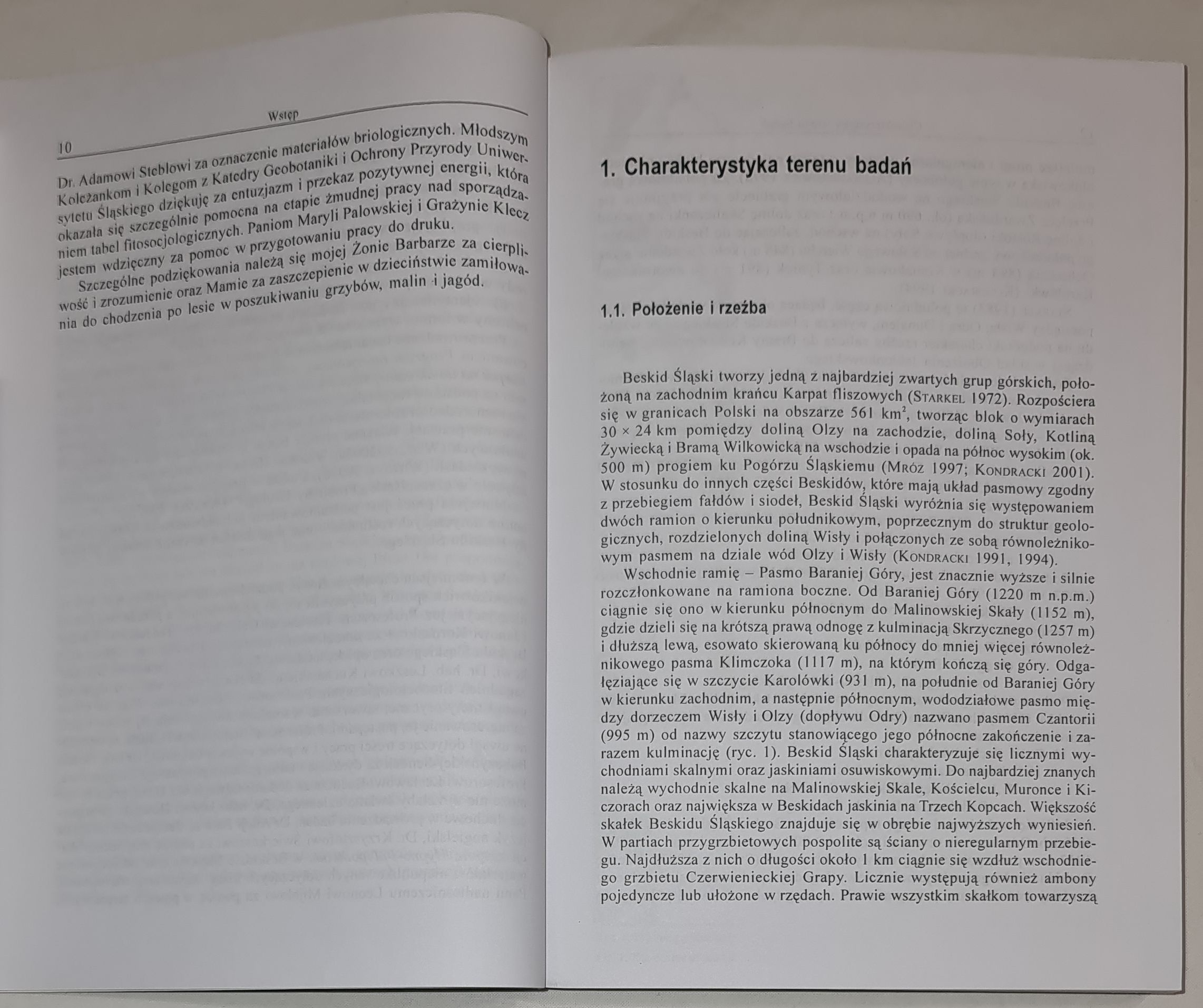 Fitosocjologiczne uwarunkowania ochrony przyrody Beskidu Śląskiego (Karpaty Zachodnie)