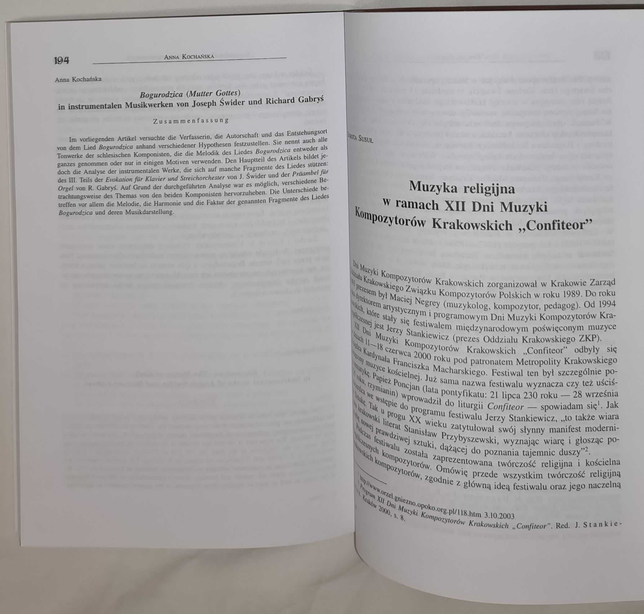 Polska muzyka religijna - między epokami i kulturami