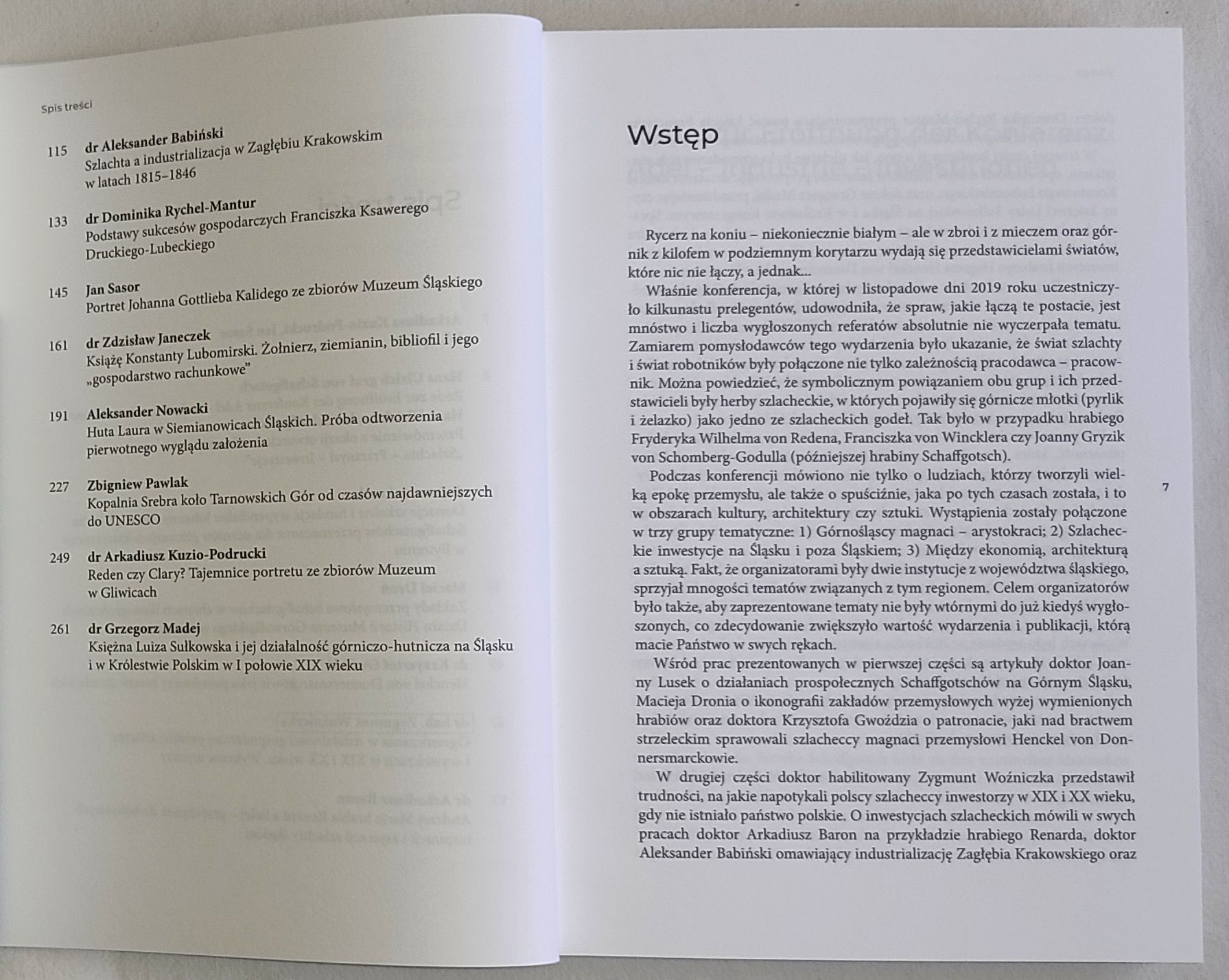 Szlachta - Przemysł - Inwestycje. Materiały pokonferencyjne